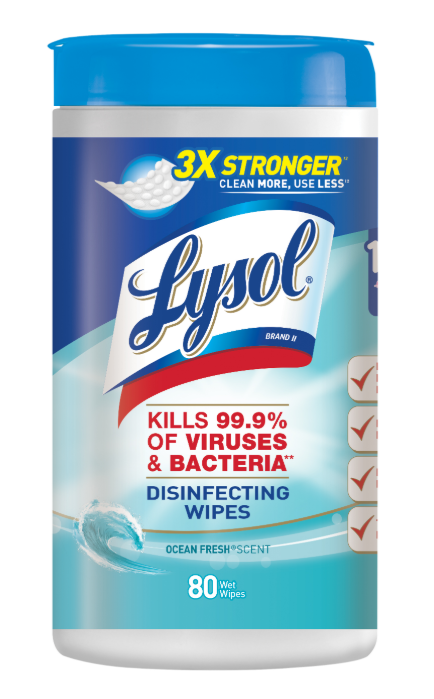 LYSOL Disinfecting Wipes  Ocean Fresh Discontinued July 2021